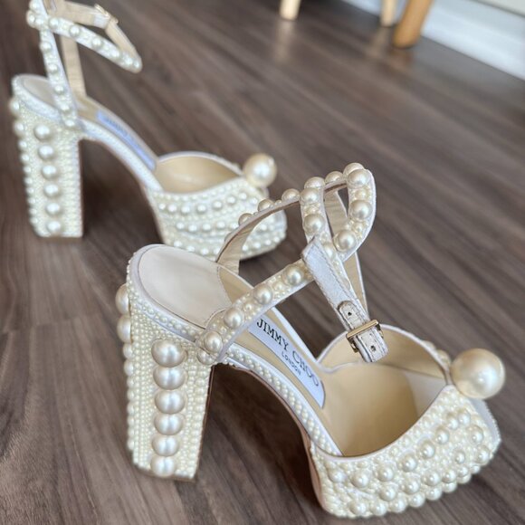 Jimmy Choo Sacaria Platform 120 in Size 34 - Picture 8 of 16